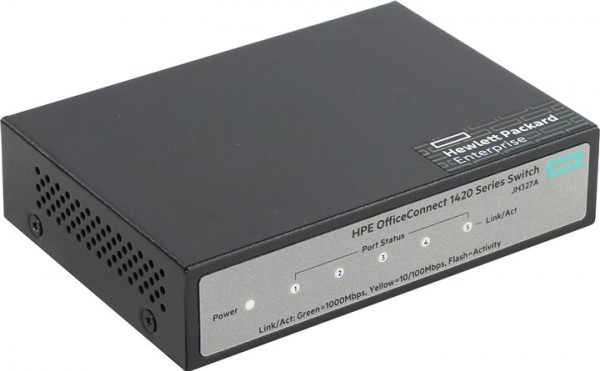 Switch Ethernet non géré à port fixe HPE OfficeConnect 1420 5G (JH327A)