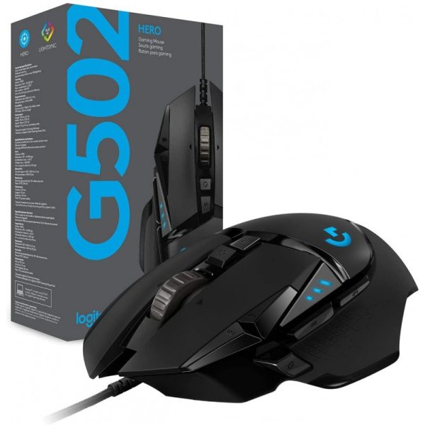 Souris gaming filaire Logitech G502 HERO (910-005471)