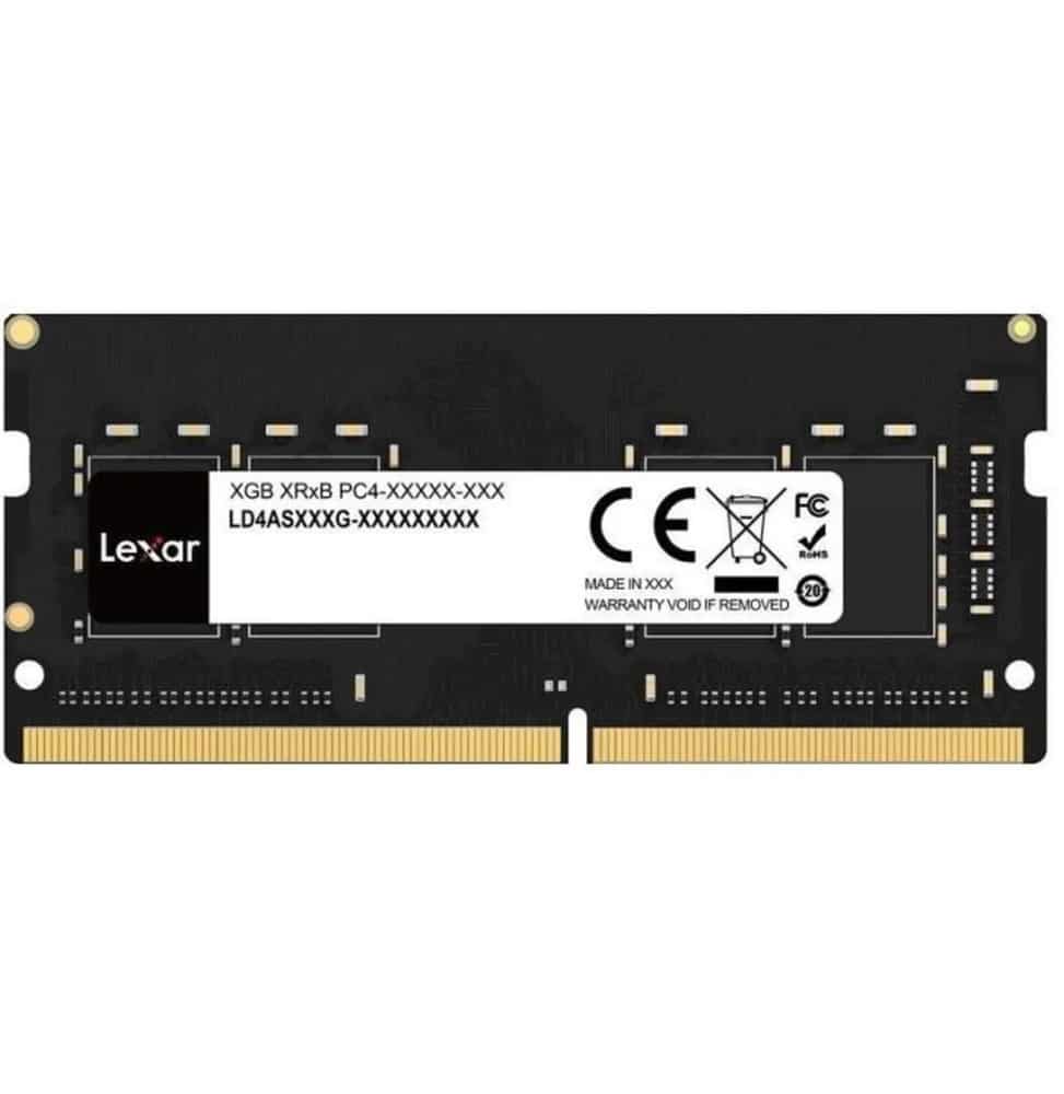 Barrette mémoire Lexar SO-DIMM 8GB DDR4 3200 MHz - Pc portable (LD4AS008G-B3200GSST)