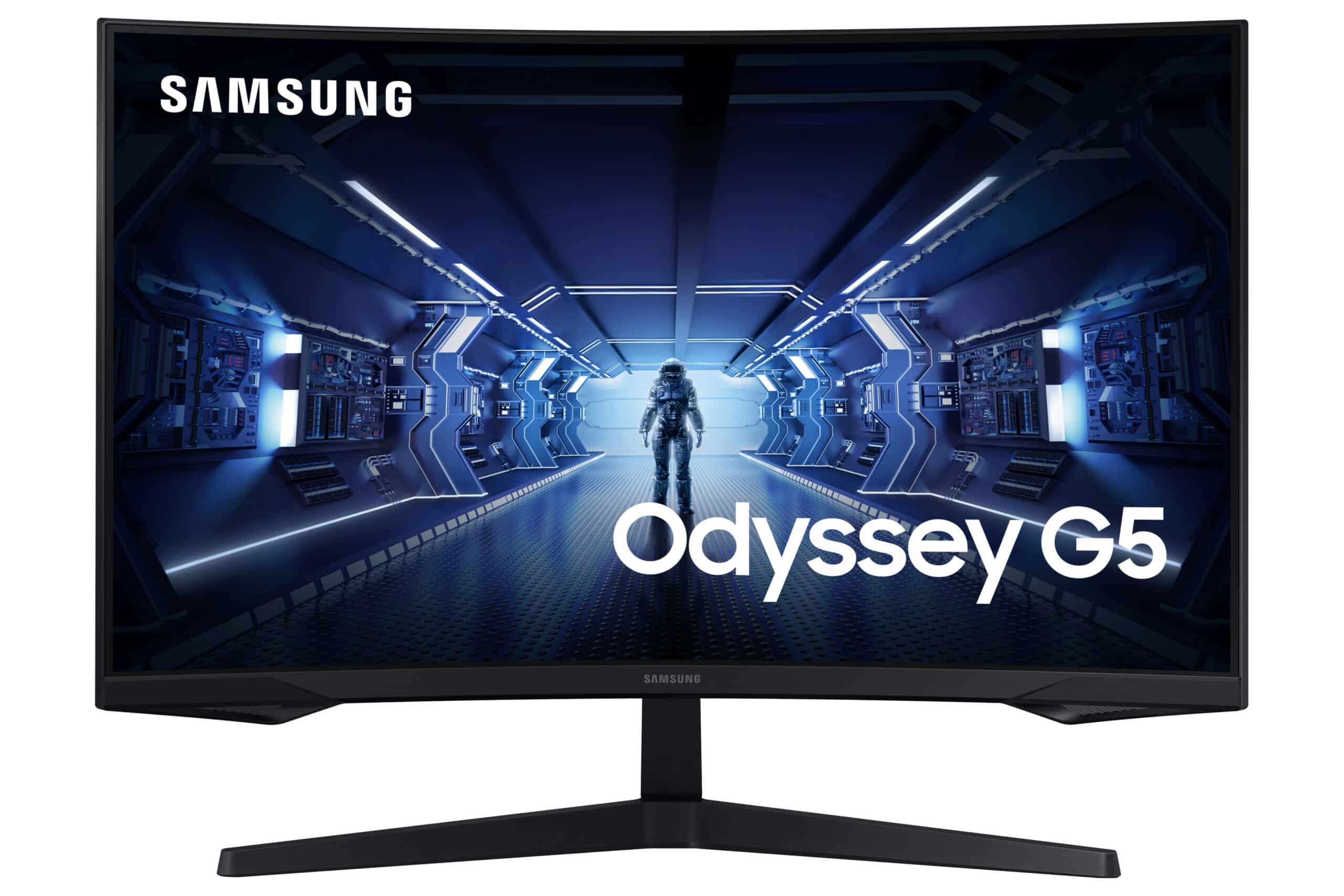 Écran gaming incurvé 32" WQHD Samsung Odyssey G5 - Courbure 1000R (LC32G55TQBUXEN)