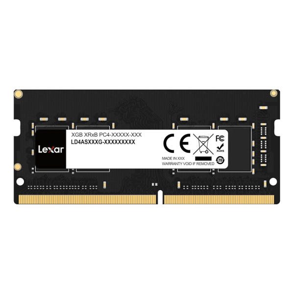 Barrette mémoire Lexar SO-DIMM 16GB DDR4 3200 MHz - Pc portable (LD4AS016G-B3200GSST)