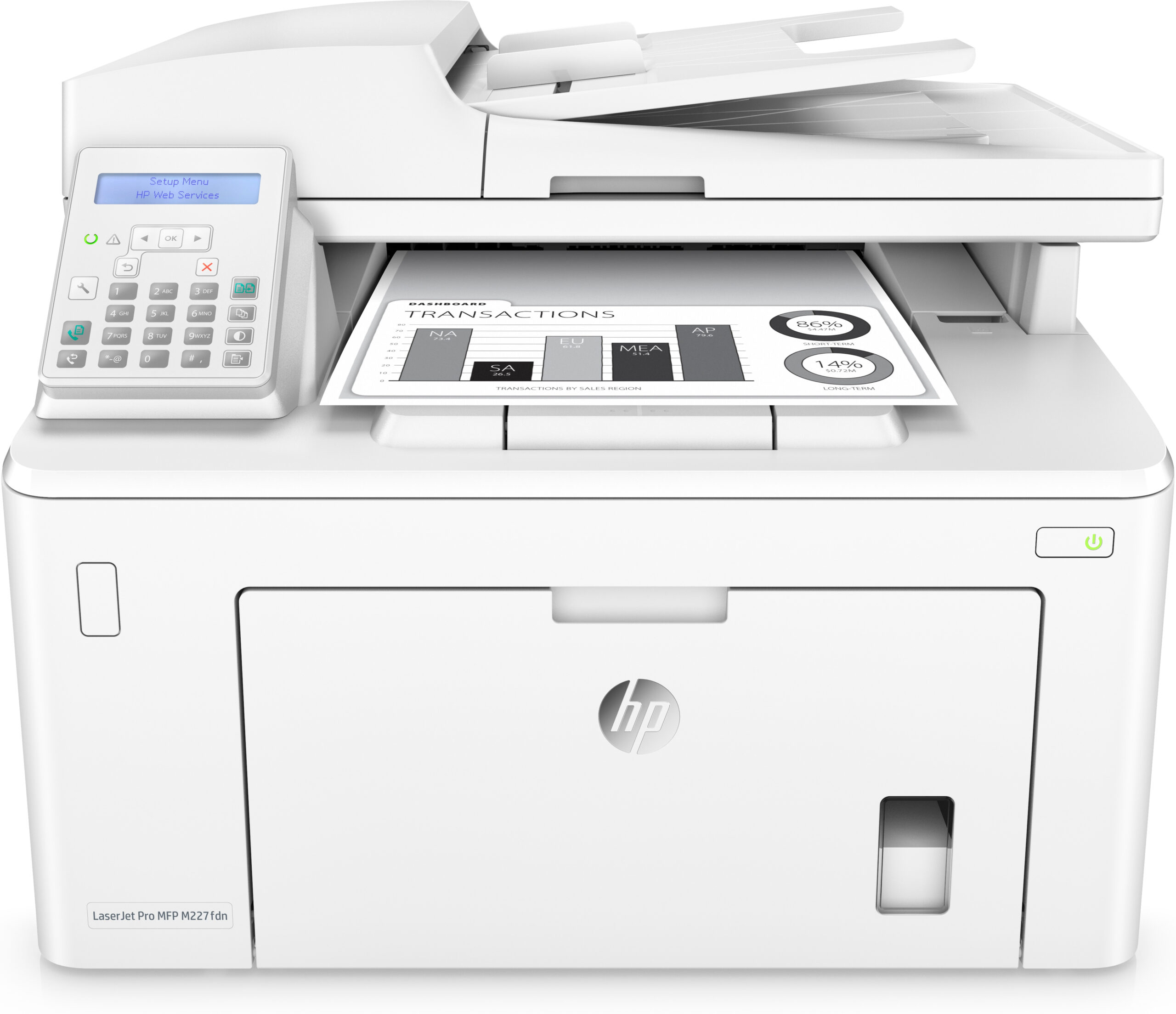 Imprimante Multifonction Laser Monochrome HP LaserJet Pro M227fdn (G3Q79A)