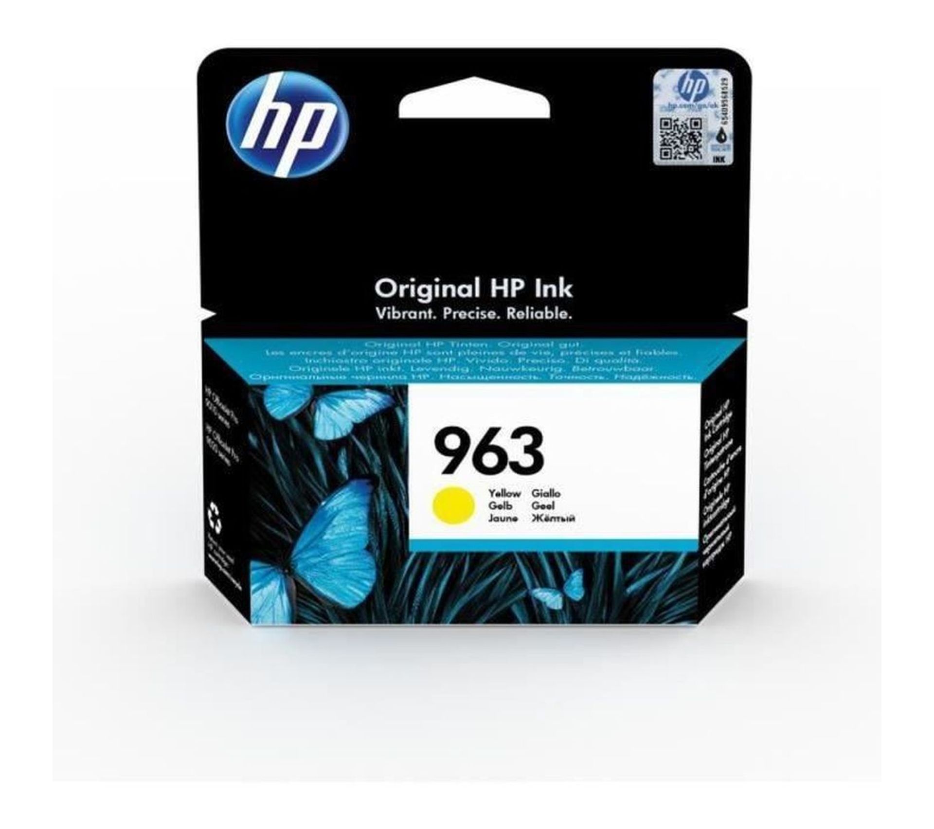 Cartouche d'encre HP 963 Jaune
