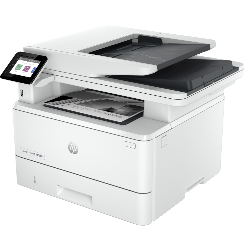 Imprimante Multifonction Laser Monochrome HP LaserJet Pro 4103fdw (2Z629A)