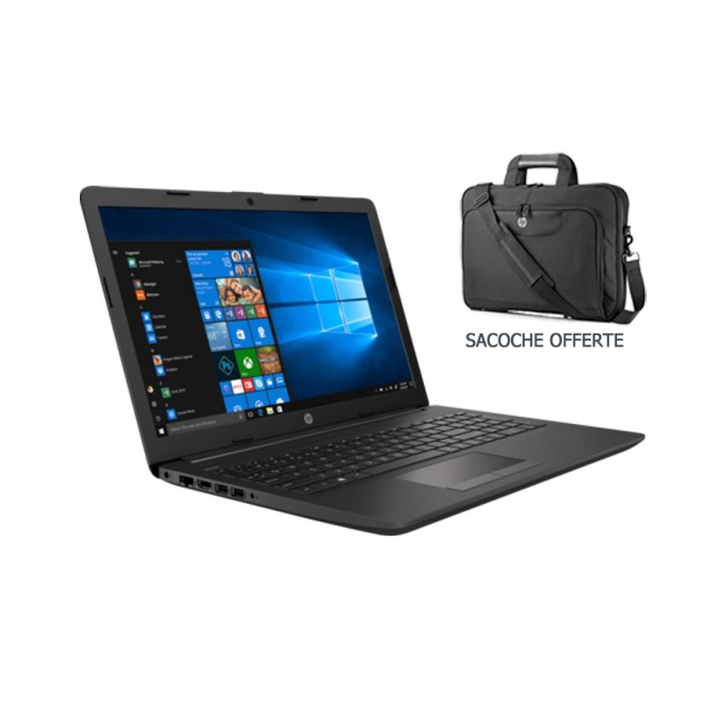 PC PORTABLE HP 250G7 i3-8130U (2,3GHz) 4GB 500GB FREEDOS 15,6" AVEC SACOCHE