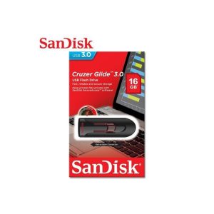 SANDISK CRUZER GLIDE 16GO 3.0 NOIR