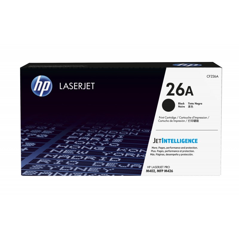 TONER HP LASER CF226A BLACK M402DN-M402N-M426DW 3100PAGES