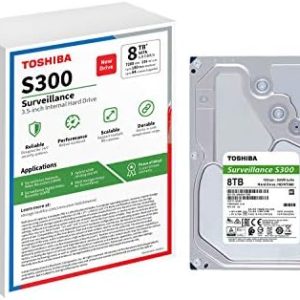 TOSHIBA - Disque dur Interne - S300 - 8To - 7 200 tr/min - 3.5"