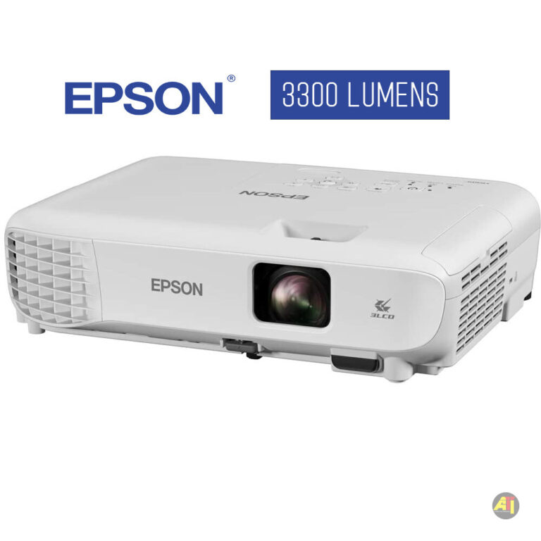 Vidéo Projecteur EPSON EB-E01 /3LCD /3300 lumen /XGA - 1024 x 768 /VGA - HDMI - USB 2.0 /Blanc