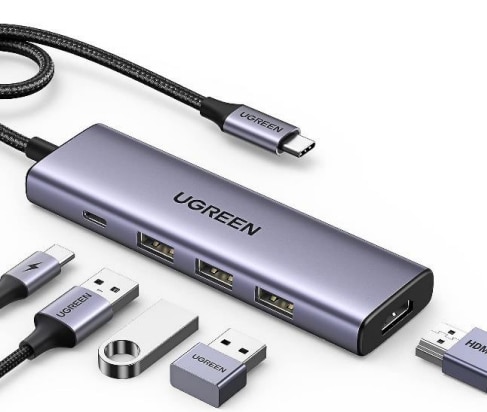 Adaptateur HUB USB-C Ugreen 5 en 1 (15596)