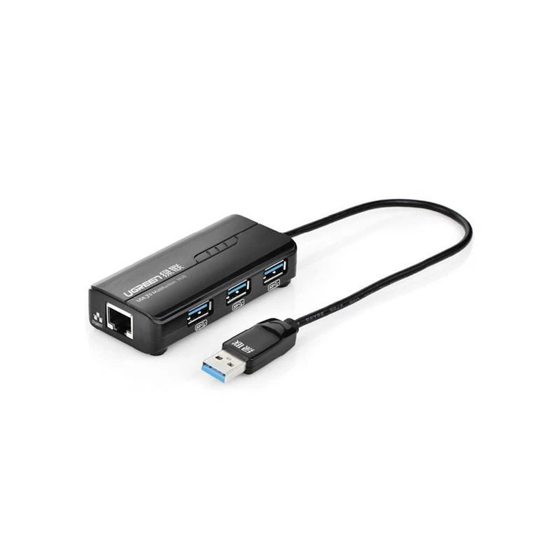 Adaptateur Ugreen 20265 HUB USB 3.0 A 3 USB 2.0 RJ45 Port – Image 2