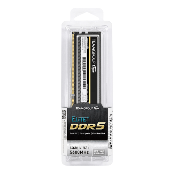 Barrette mémoire de bureau UDDIM DDR5 TEAM ELITE 16 Go 5600 CL46 (TED516G5600C4601)