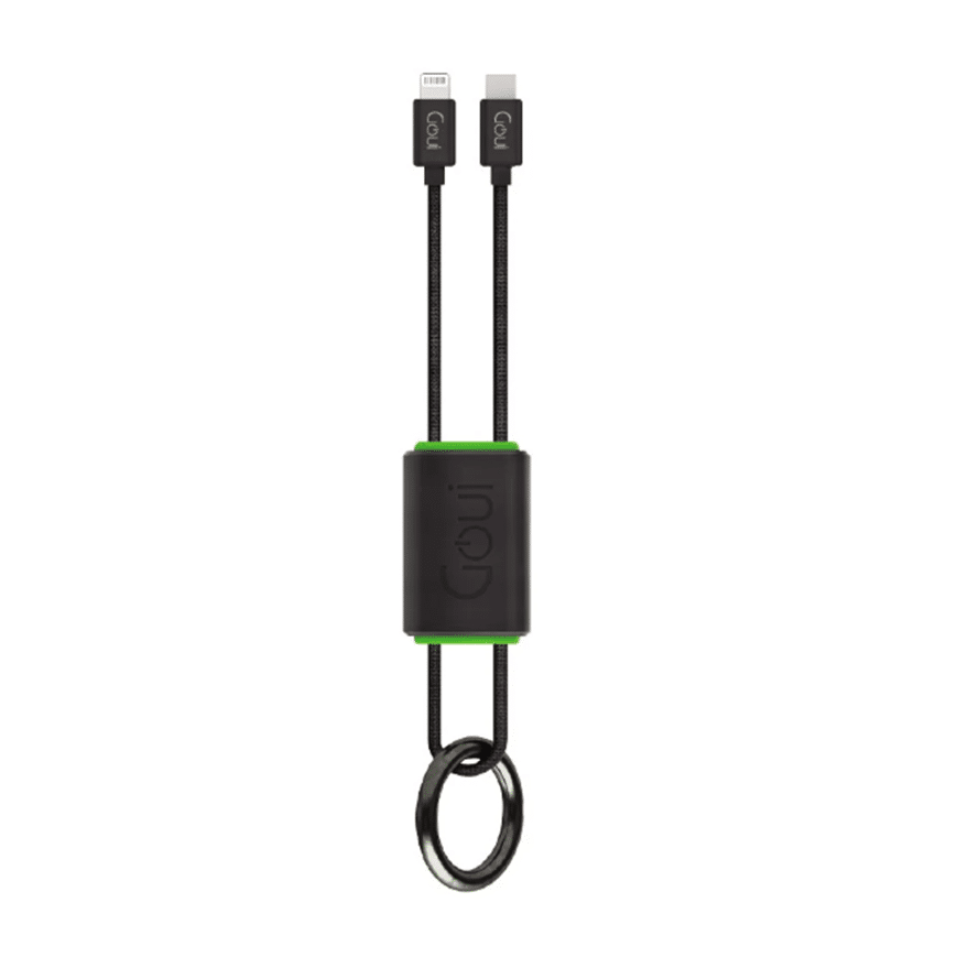 Câble iPhone Porte-Clés – Goui Lock Lightning vers Type C (27 cm) (G-NT15-8PIN-KC-K)