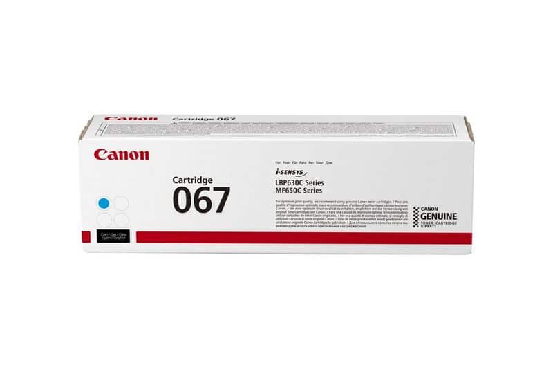 Canon 067 Cyan - Cartouche de toner Original (5101C002)