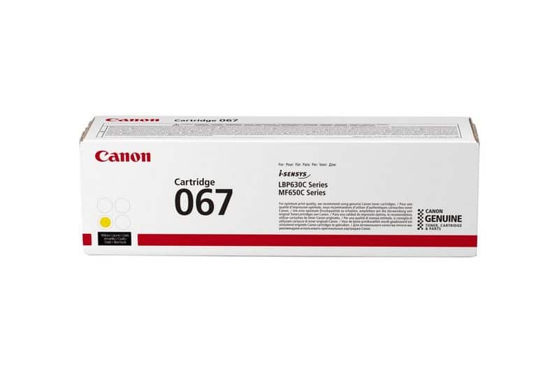 Canon 067 Jaune - Cartouche de toner Original (5099C002)