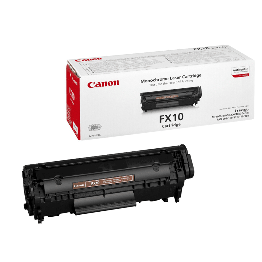 Canon FX-10 Noir - Toner Canon Laser d'origine (0263B002AA)