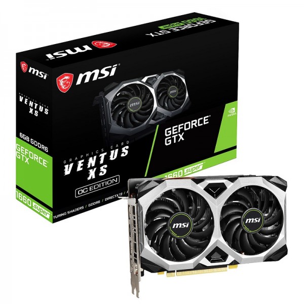 Cartes graphiques MSI GeForce GTX 1660 SUPER VENTUS XS OC 6GB GDDR6 (MSIGTX1660S)