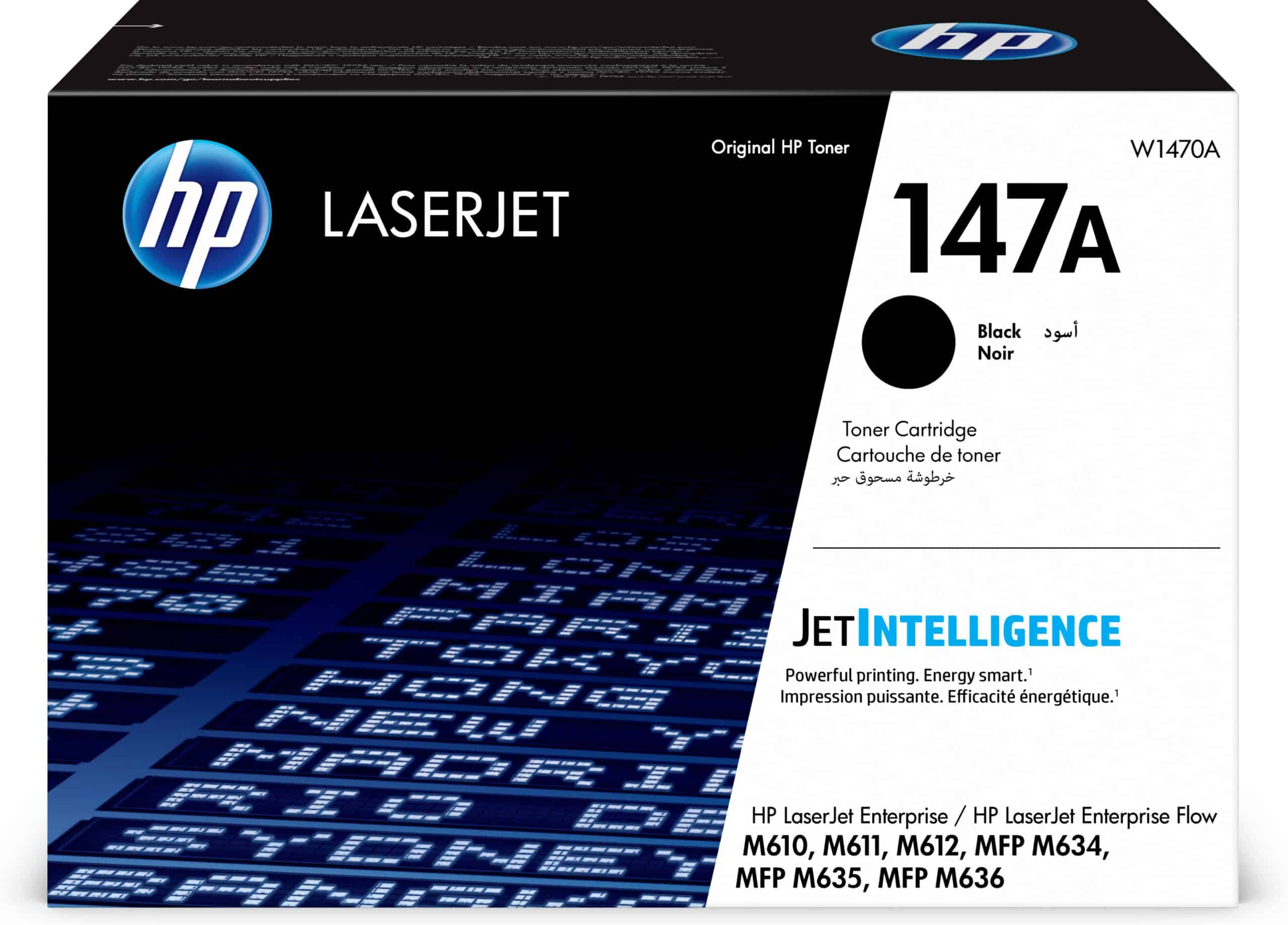 Cartouche de toner HP 147A LaserJet - Noir (W1470A)