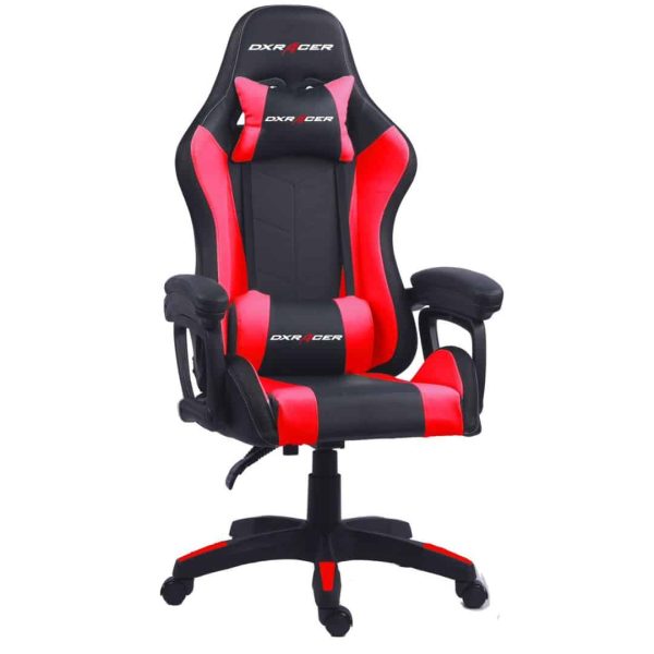 Chaise Gamer DxRacer Rouge RGb – Repose Pieds (DXR7)