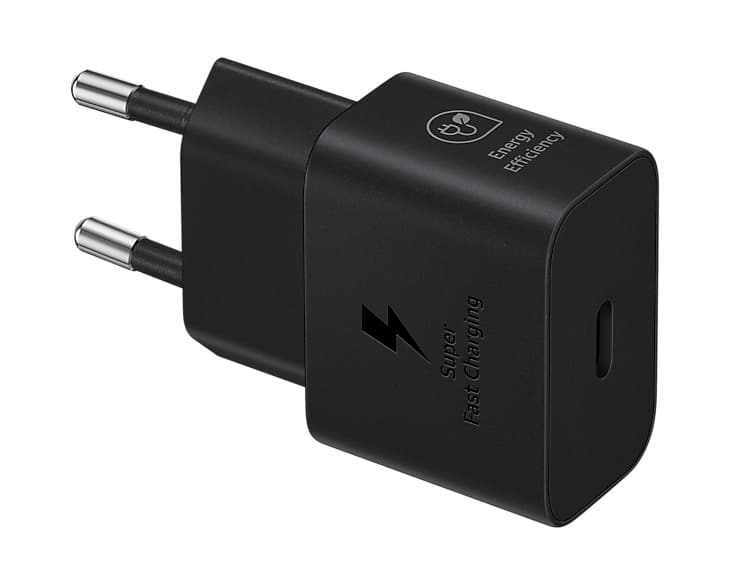 Chargeur Samsung Type-C 25 W + câble USB Type-C à Type-C (3A/1m) (EP-T2510XBEGWW)