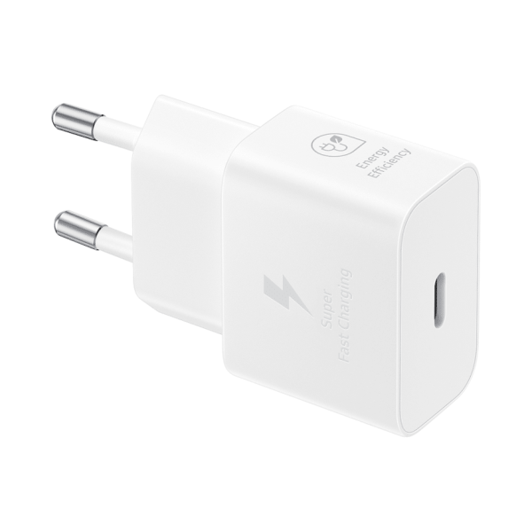 Chargeur Samsung ultra rapide 25W – Avec câble USB type-C vers type-C (EP-T2510XWEGWW)