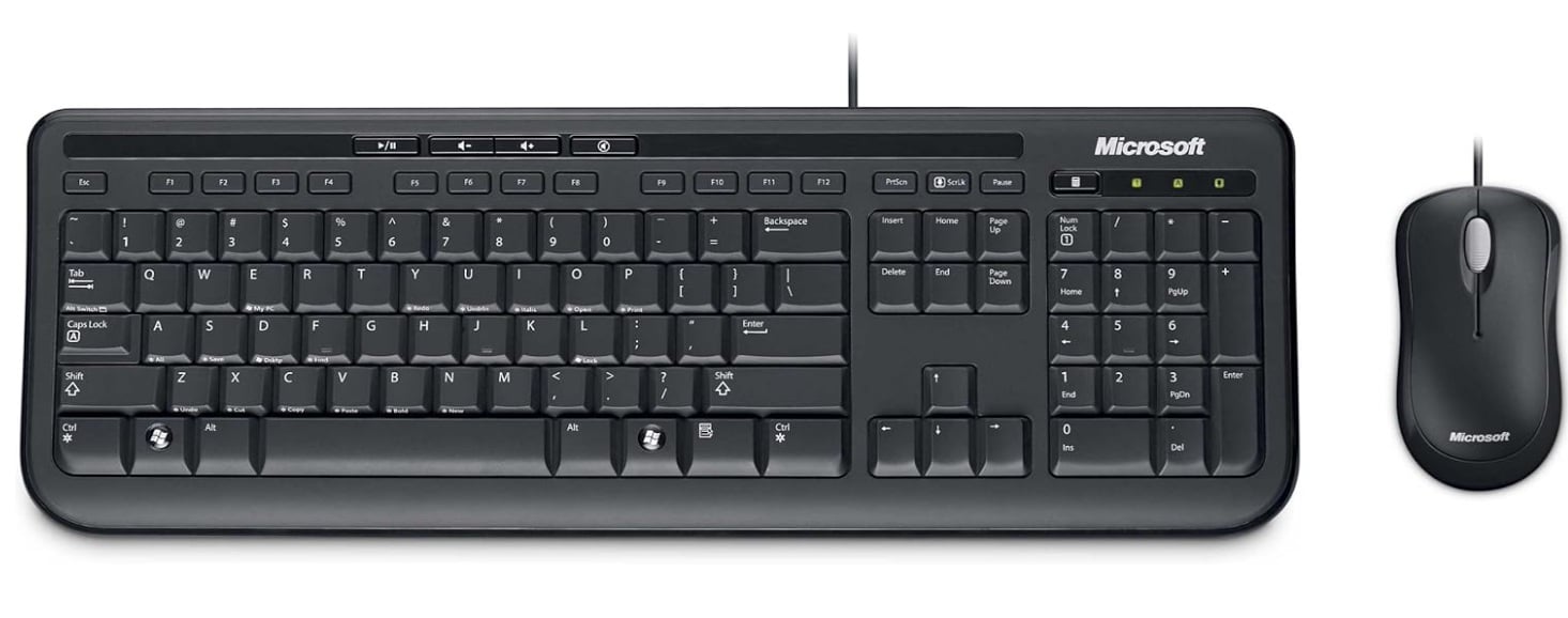 Clavier +Souris Microsoft Wired Desktop 600 (APB 00007)
