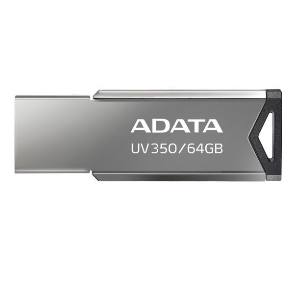 CLÉ USB ADATA FLASH METAL UV350 64 GB USB 3.1 (AUV350-64G-RBK)