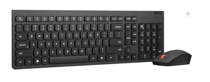 Combiné Lenovo Essential Clavier et Souris sans fil Gen2 - Français (4X31N50719)