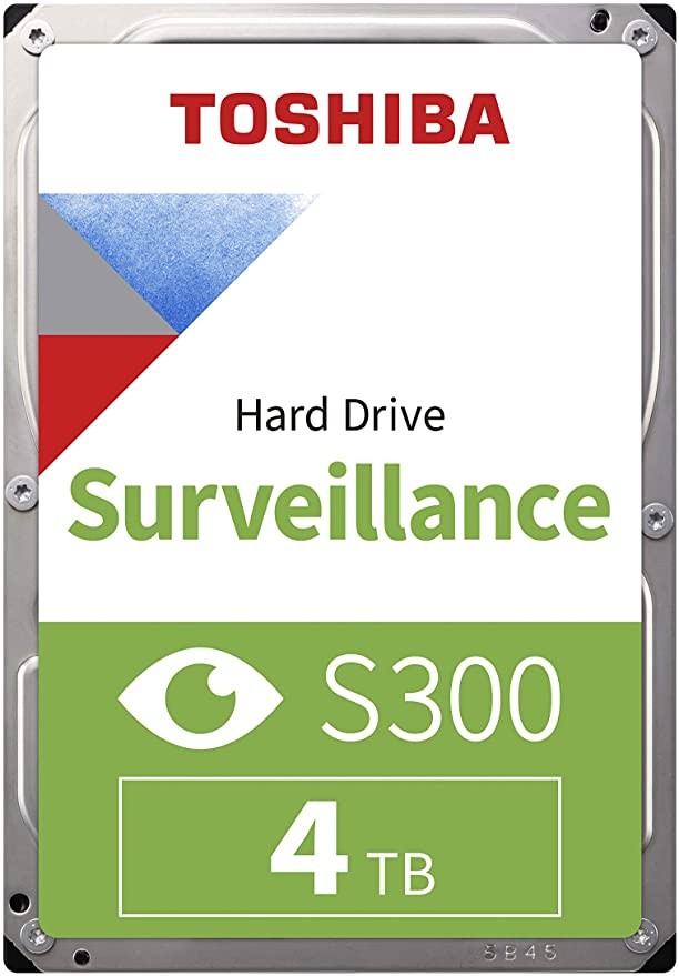 DISQUE DUR DE SURVEILLANCE TOSHIBA S300 SATA 3.5” 4TO
