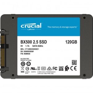 Disque Dur Externe Crucial BX500 120 Go SSD SATA (CRUCIAL120SSD)