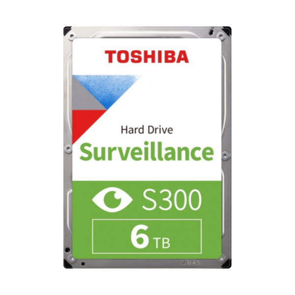 Disque dur interne Toshiba S300 6To Surveillance HDD (HDWT360UZSVA)