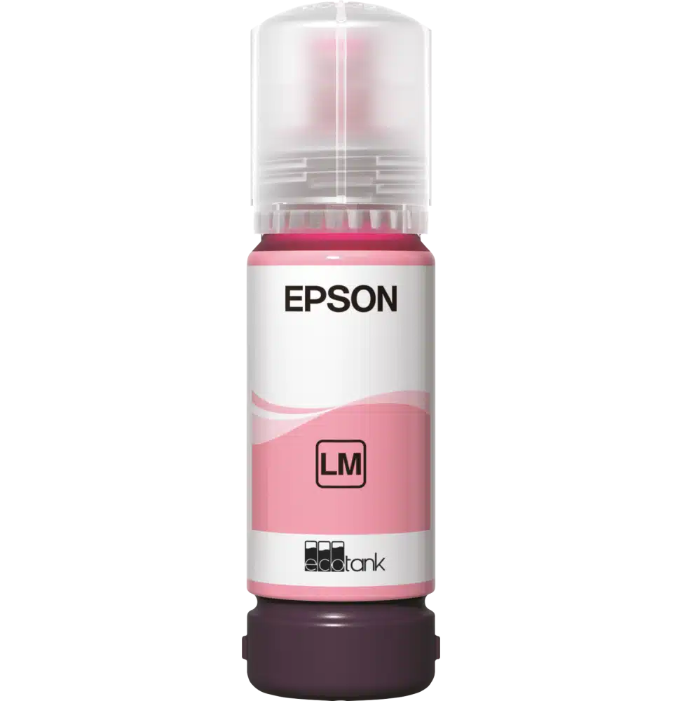 Epson 108 Magenta clair - Bouteille d'encre Epson EcoTank d'origine (C13T09C64A)
