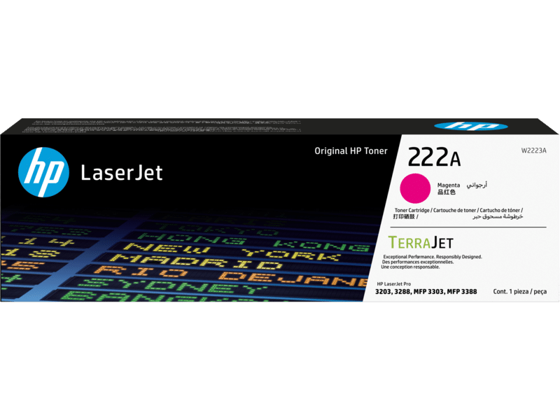 HP 222A Magenta - Toner HP LaserJet d'origine (W2223A)