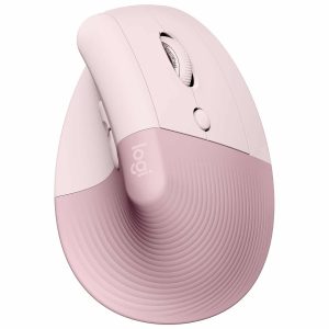Souris sans fil ergonomique Logitech Lift - ROSE (910-006478)