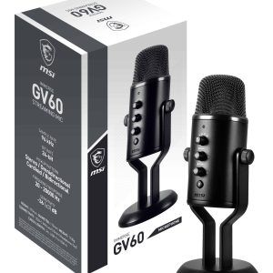 Microphone USB MSI Immerse GV60 – Noir (MSI_OS3-XXXX031-000)