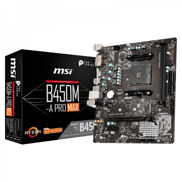 Carte mère micro – MSI B450M-A PRO MAX (MSIB450M)