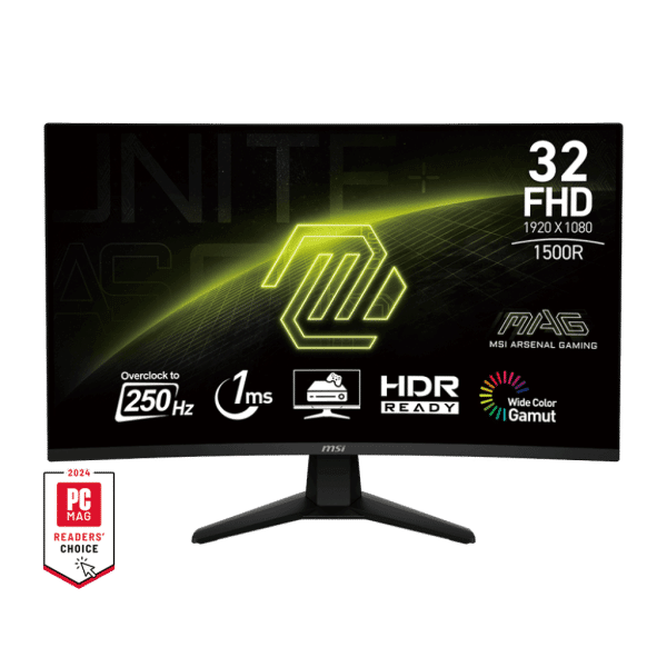 Écran Moniteur MSI MAG 32C6X 32″ 250Hz Curved (4711377195362)