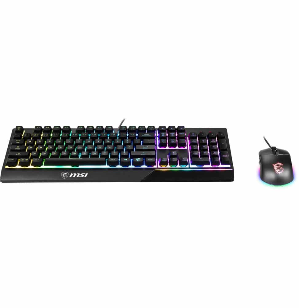 MSI Vigor GK30 + Clutch GM11 Pack Clavier Souris Gamer - Noir (MSI_S11-04FR237-CLA)