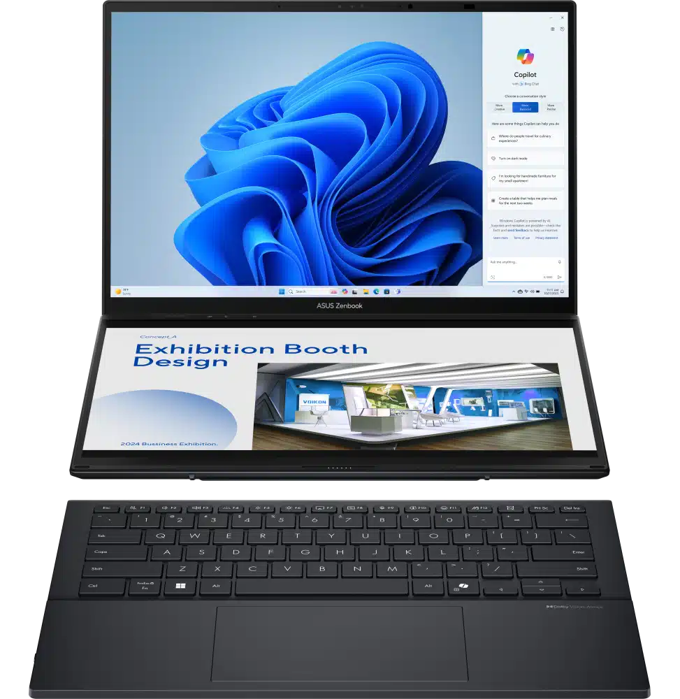 Ordinateur portable Asus Zenbook Duo UX8406CA - Ultra 9 (UX8406CA-PZ043W)
