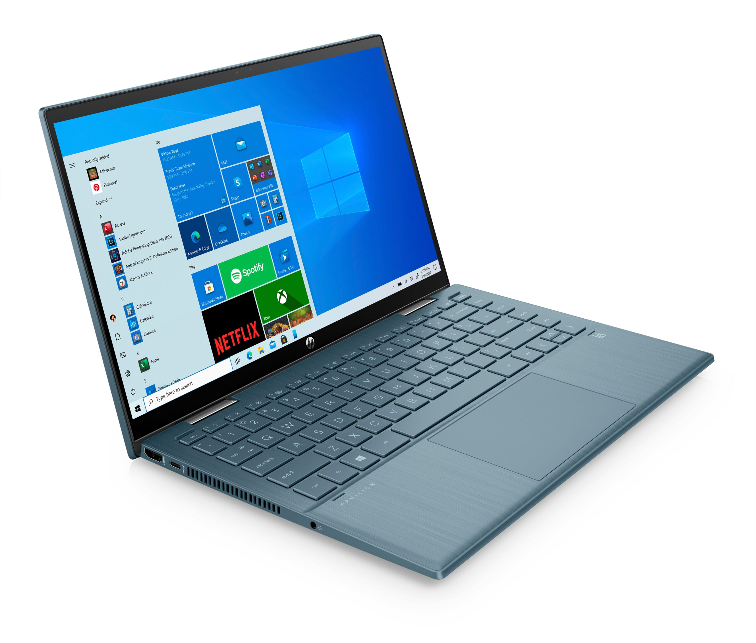 ORDINATEUR PORTABLE CONVERTIBLE HP PAVILION x360 14-dy0002nk (464J8EA)