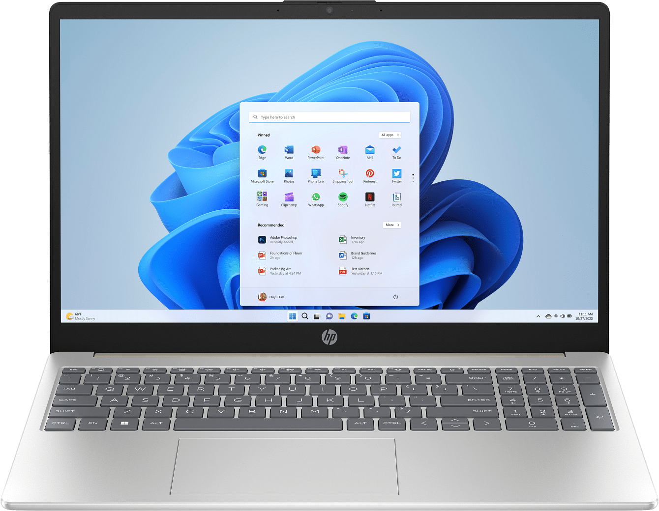 Ordinateur portable HP 15-fd0378nk (BU8J5EA)