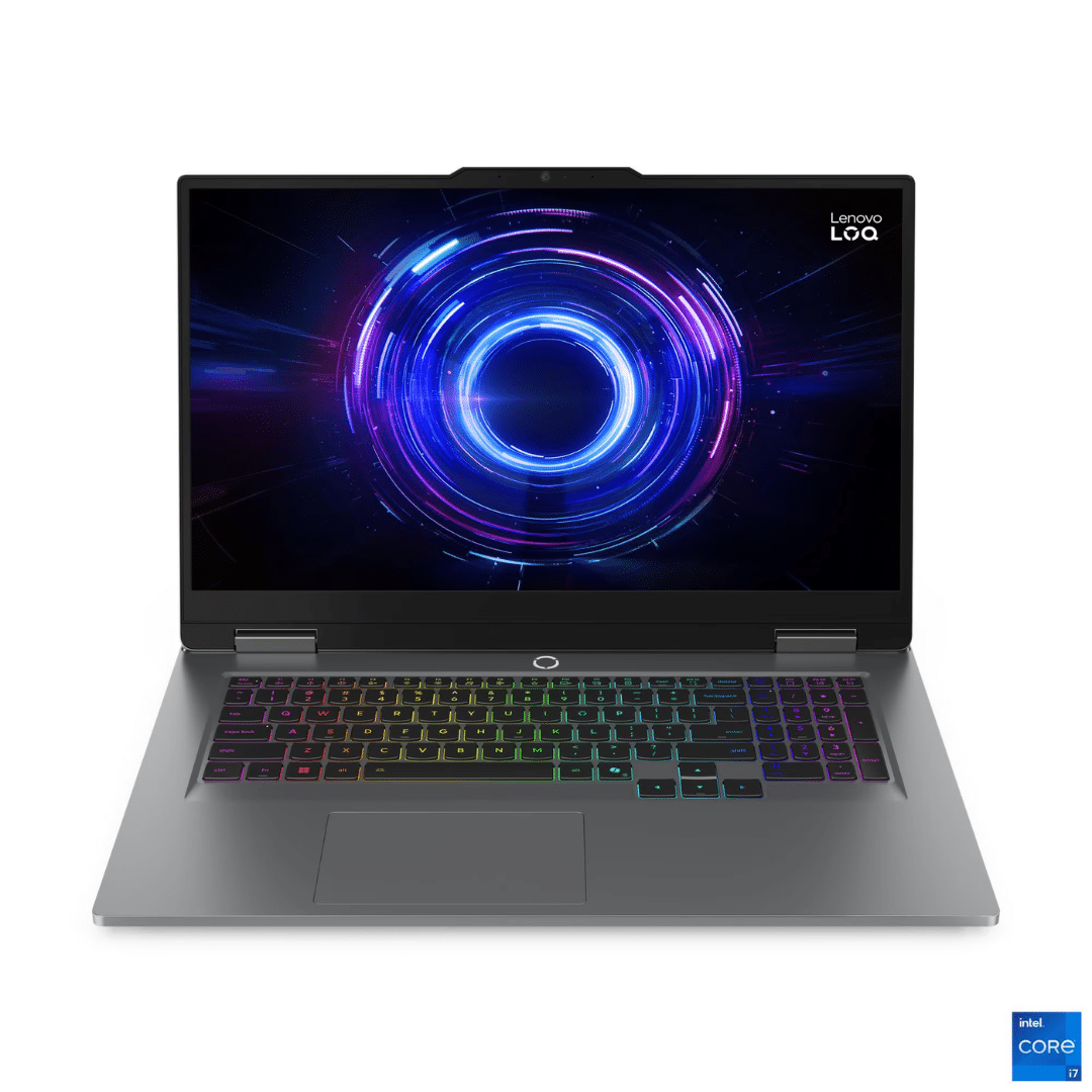 Ordinateur Portable LENOVO LOQ 17IRX10 I7-13650HX 24GB 512GB Win 11 (83JH002QFE)