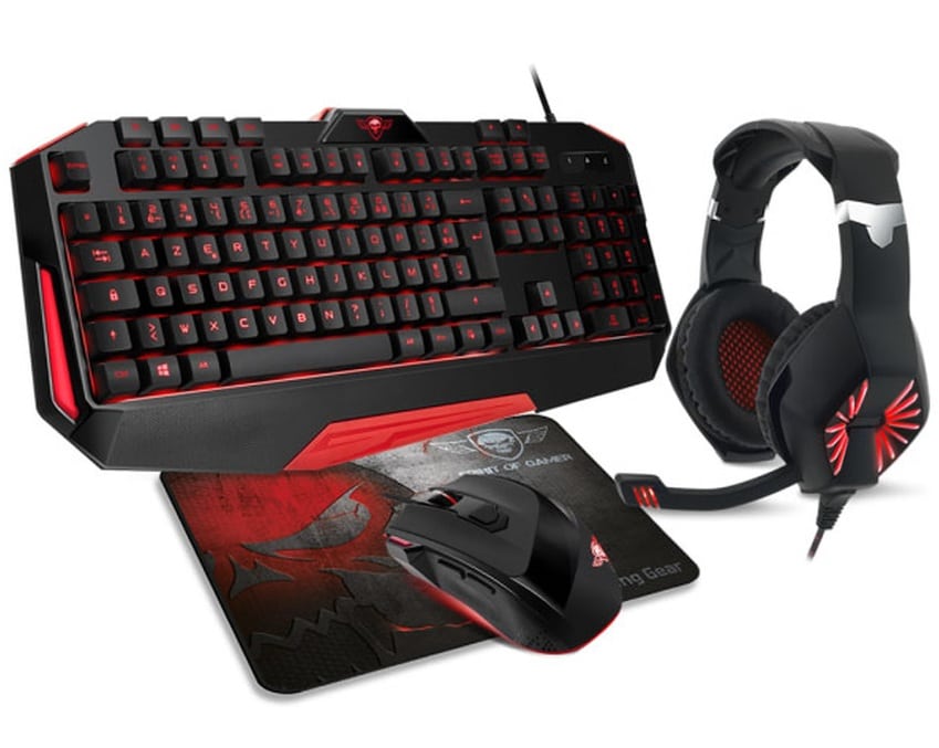 Pack Clavier Souris Tapis - Spirit Of Gamer - Pro-MKH3
