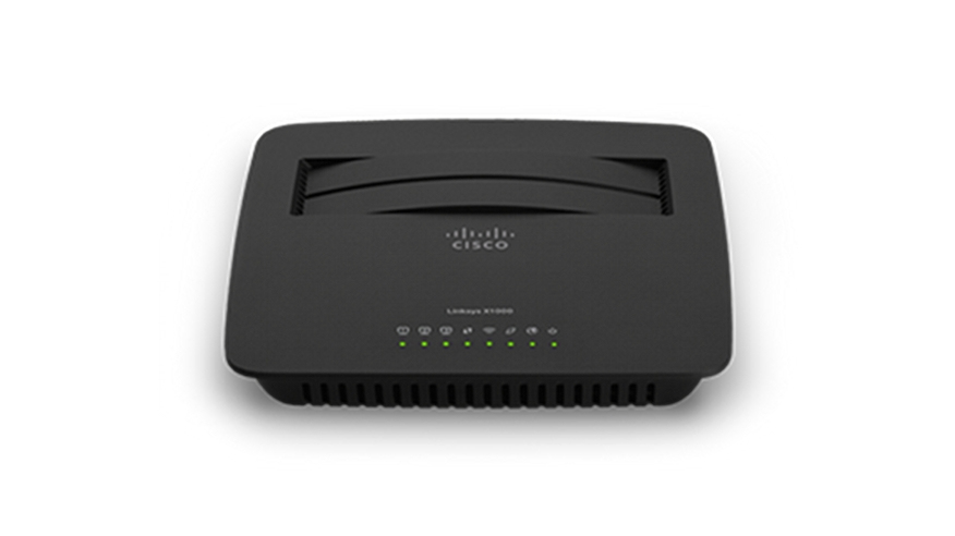ROUTEUR LINKSYS SANS FIL N300 AVEC MODEM ADSL2+ X1000 (X1000-M2)