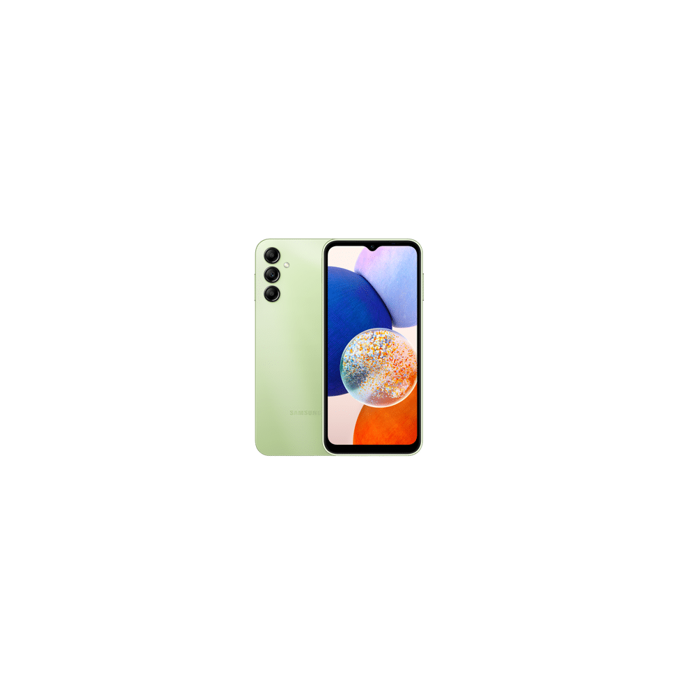 Smartphone Samsung Galaxy A14 - Vert clair (SM-A1475FLGGMWD)