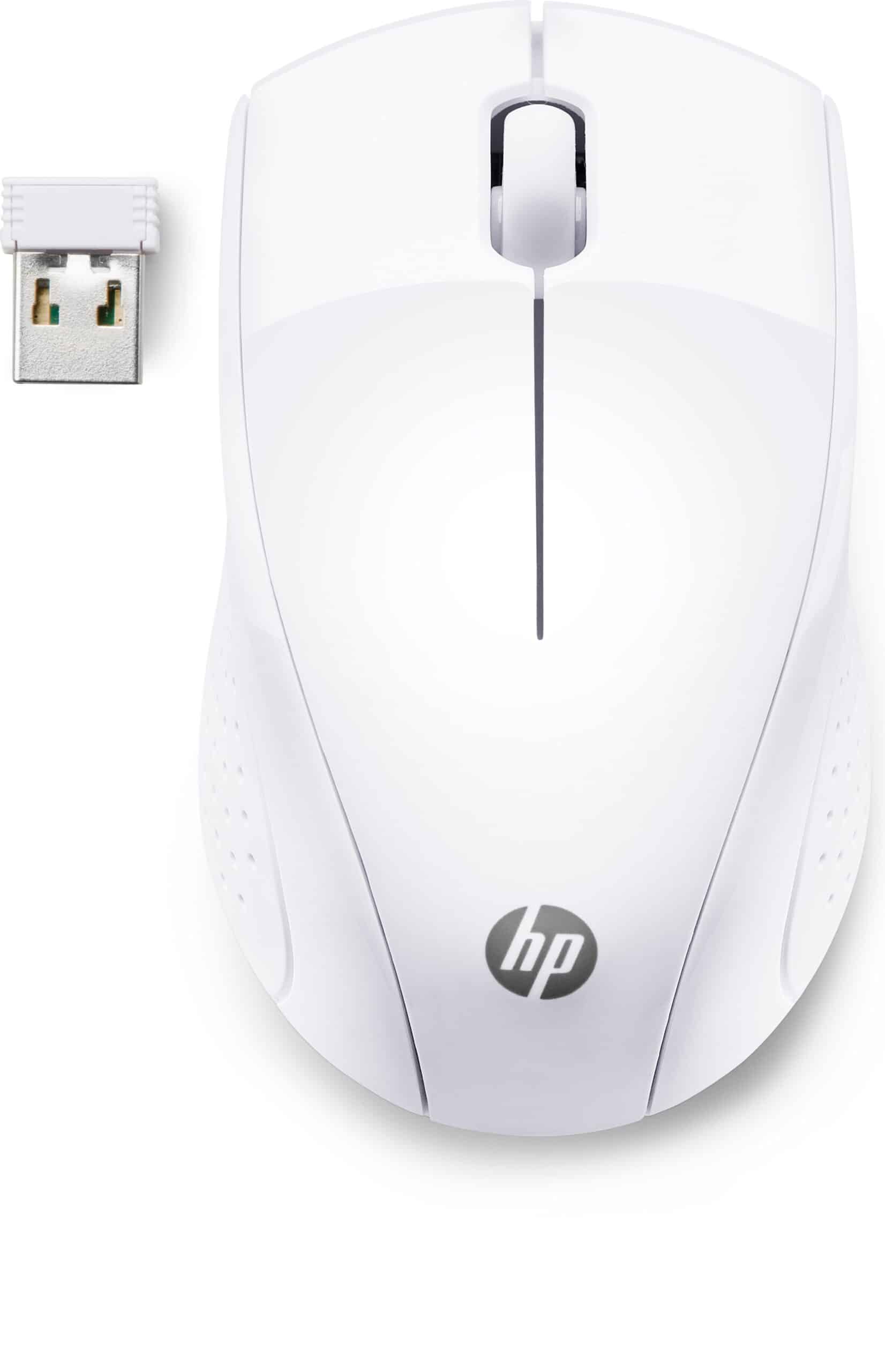 Souris sans fil HP 220 -Blanc neige (7KX12AA)