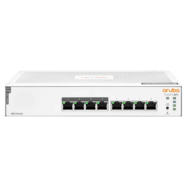 Switch Aruba Instant On 1830 8G 4p Classe 4 PoE 65 W (JL811A)