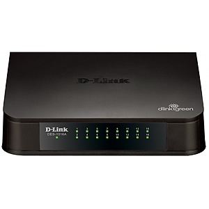 SWITCH DLINK UNMANAGED 16 PORTS 10/100 MBPS DES-1016A/E