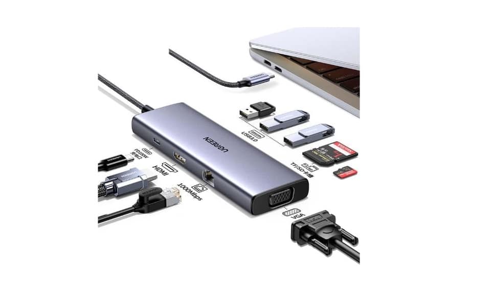 UGREEN STATION D'ACCUEIL USB-C 9 EN 1 (15600)