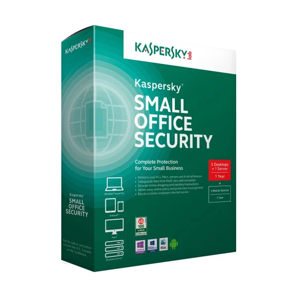Kaspersky Small Office Security 1 Serveur / 5 Appareils - 1an Abonnement